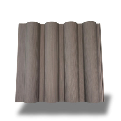 Luxury Round Cladding 2.9m length - Charcoal- composite cladding