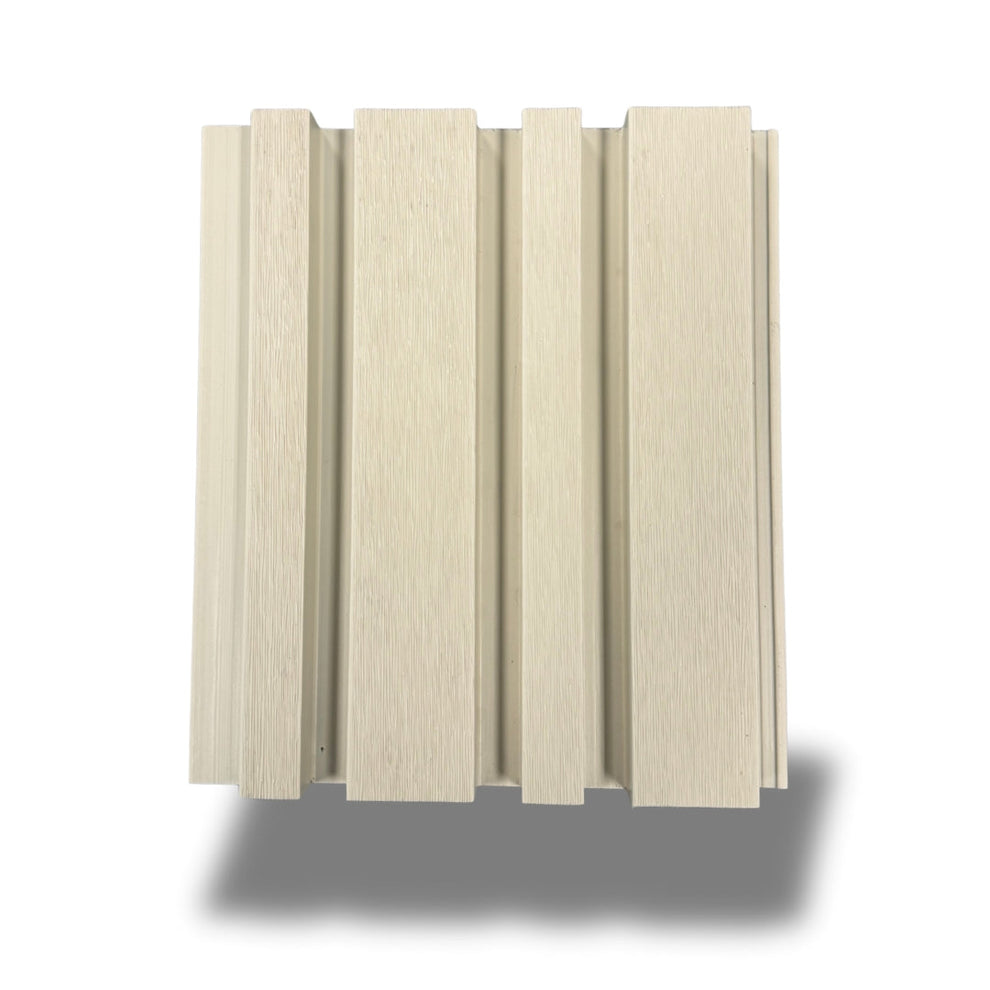 Dualine Cladding 2.9m length - White - composite cladding – AusDecking