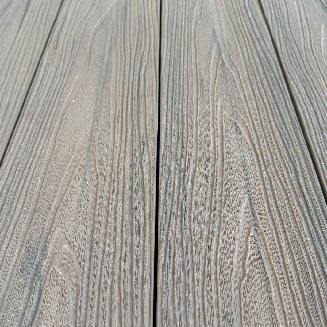 composite decking ash grey coextrusion decking