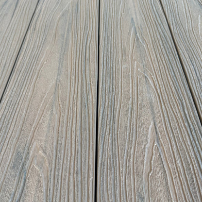 composite decking ash grey coextrusion decking