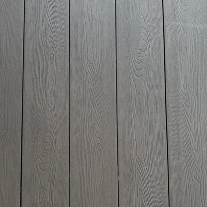 luxe black composite decking