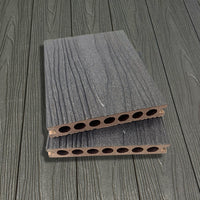 highly durable coextrusion composite decking charcoal grey