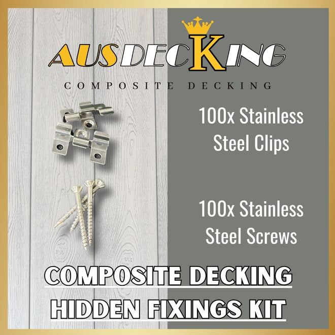 composite decking fixing kit