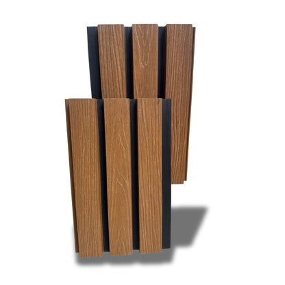 natural looking amber exterior composite wall cladding 