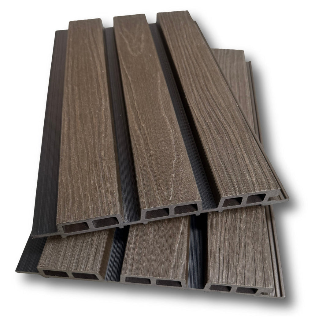 natural looking ebony exterior composite wall cladding 