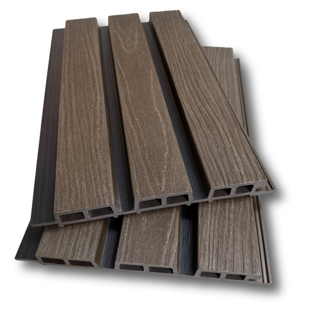 natural looking ebony exterior composite wall cladding 