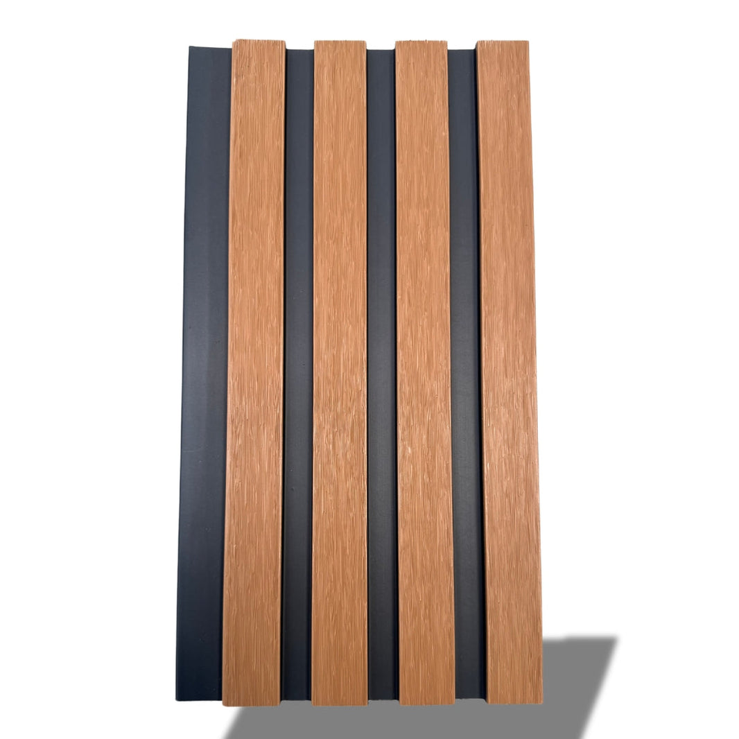 slim line composite cladding teak