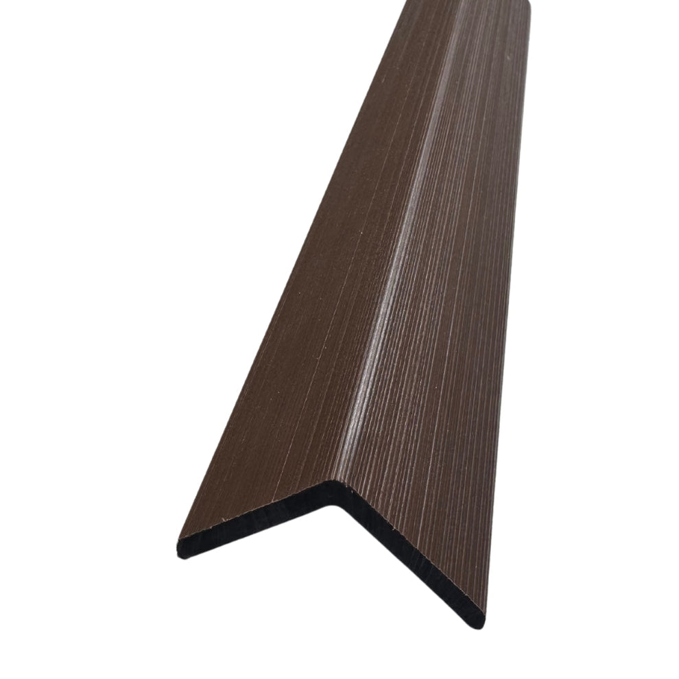 Composite cladding end cap Walnut - 2.9 metres – AusDecking